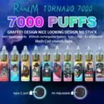 Randm Tornado 7000口拋棄式｜龍捲風大口數｜歐美市場熱賣